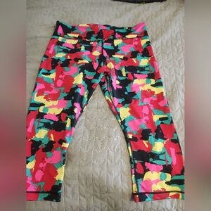 Zumba one love capri leggings xl